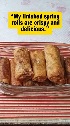 “YOU WON'T BELIEVE THIS SPRING ROLL TRICK!” #SHORT