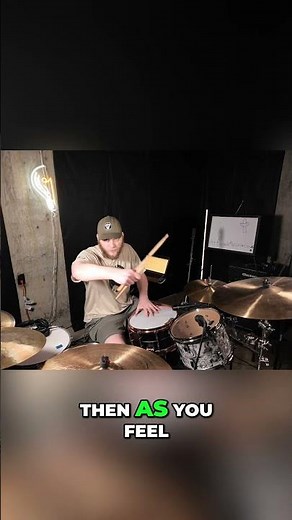Adding Sixteenth Ghost Notes To Improve Your Drum Beats #drumlesson #groovedrums #tutorial