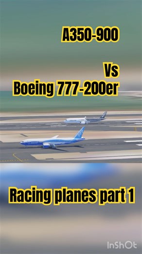 ￼ A350 vs. 777: Ultimate Infinite Flight Race Showdown! #aviation #infiniteflight #race