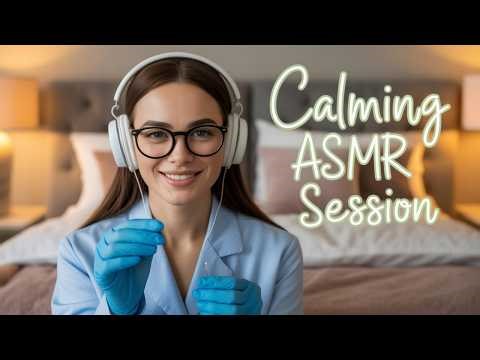 Relaxing Facial Acupuncture Simulation Detailed ASMR Treatment || ASMR Makeup