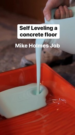 Self-levelling cement is a good alternative for levelling without having to fix the entire structure of the floor. Using a self-leveling floor compound will help ensure that the concrete is completely flat before you lay the tiles.But make no mistake: it’s not a one-solution-fits-all. | Mike Holmes