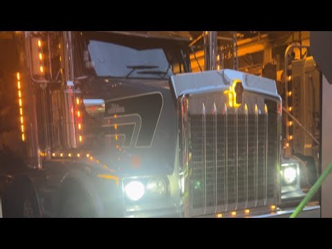 Ride in a T909 Kenworth with the bro