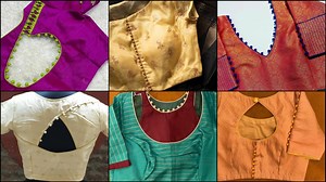 2.3K views · 30 reactions | Latest Potli Button Blouse Front And Back Neck Patterns For 2023 Blouse Designs//New Blouse Design | Beautiful Trends | Facebook