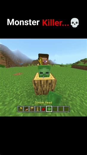 Minecraft monster killer... #minecraft #viral #shortvideo #minecraftgameplay