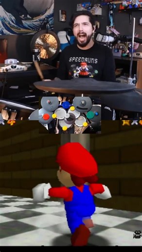 czr on Instagram: "HISTORY MADE: Worlds First 1 Star Drum Speedrun happened today!!! ⭐️ 🏆 My reaction is due to getting both difficult tricks (LBLJ and crackslide) on my first attempt, which led to a sub 11min run! 👏🏼 I was not expecting that to happen on Day 1 of attempts!!! The full run is on YT - it is one of the craziest runs I’ve ever done 🏆 @rolandglobal @roland.creatives #speedrum #sm64 #speedrun #wr #nintendo"