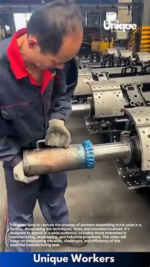Truck axle assembly: watch an axle being built