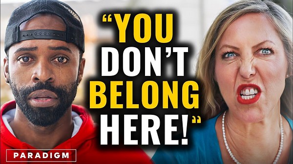 Woman blocks man from entering his own home