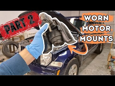 How to replace a bad engine mount or transmission mount (2016 Jeep Renegade motor mount replacement)