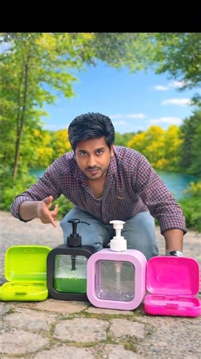 Normal Soap case vs 1 Liquid Soap Dispenser Real new hand wash Testing Unboxhing😁#vairalvideo