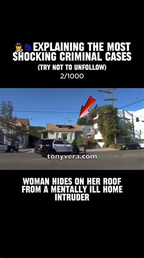 Explaining Crime on Instagram: "In September 2014, Melora Rivera had a nightmare come true when Christian Hicks, 29, allegedly broke into her Venice, California home. She says she awoke to find him inside after he forced open a door panel, and in a panic, climbed out a window and onto her roof to escape. With the intruder lurking below, Rivera hid under an eave while dialing 911. She later recalled the drop to the ground was more than 20 feet — too dan/gerous to attempt. When Hicks grabbed a kni