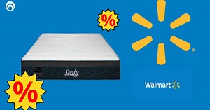 Walmart remata este colchón matrimonial Sealy, ¡casi a mitad de precio!; es semi firme y viene con garantía