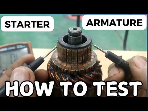 TEST Your Car Starter Motor Armature Like a PRO with This Simple Trick!