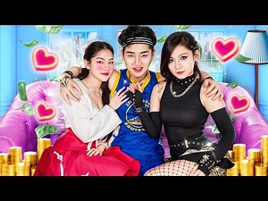 A Guy Is Dating Two Girls At A Time! High School Love Story