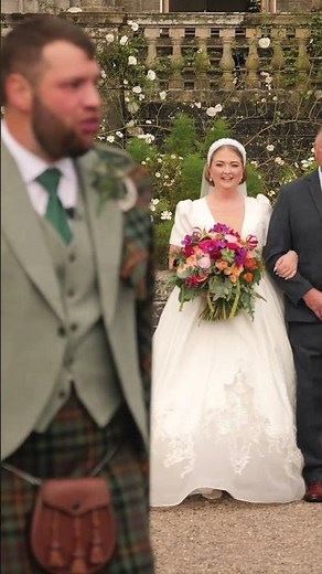 Emotional Groom Reaction Seeing Bride Springkell House #wedding #emotional