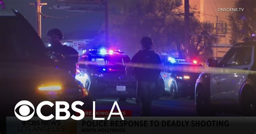 Police respond to deadly shooting in North Hollywood
