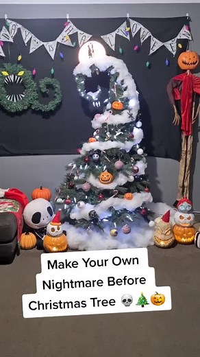 How to Make a Nightmare Before Christmas Spiral Hill Tree
