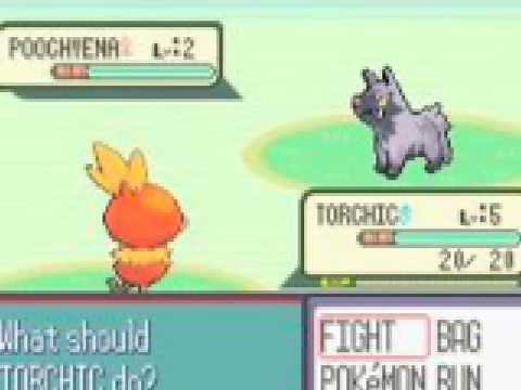 Pokemon Ruby/Sapphire/Emerald- Wild Pokemon Encounter