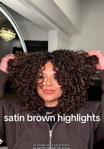 Satin Brown Highlights: Boost Your Shine with Matrix