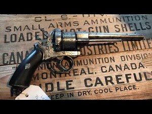 1800's LeFaucheux pin fire revolver, walk through