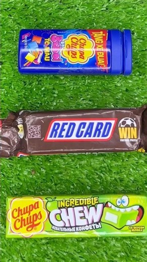 Satisfying Candy ASMR 😍 Chupa Chups, Red Card Sounds! 🍫🍬 #Shorts