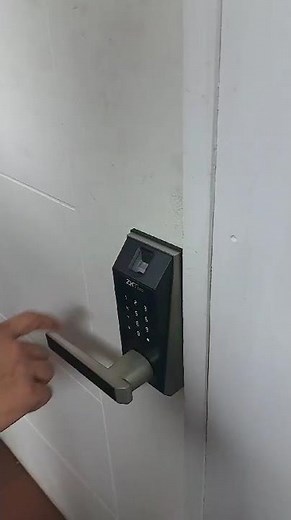 Instalación Profesional de Cerradura Inteligente ZKTeco | Seguridad y Control de Acceso
