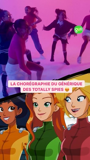 Découvrez la chorégraphie du nouveau générique des Totally Spies 😍 Prêt à la reproduire ? ❤️💚💛 Les #TotallySpies sont de retour sur Gulli pour une 7ème saison dès le 12 mai à 10h45 | Gulli