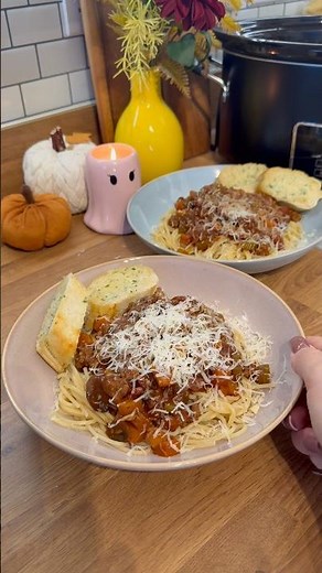 Slow cooker bolognese 🍂