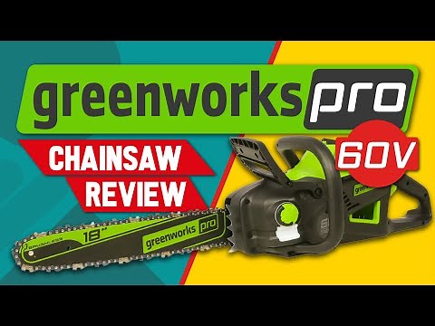 Greenworks 60v 16 Inch Chainsaw Review - Cordless Chainsaw