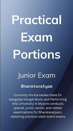 KSGH MPAU Dance Junior Practical Exam Portion | Bharatanatyam | Syllabus #ksghmpau #classicaldancer