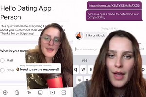 Woman makes Tinder matches take a VERY specific compatibility quiz