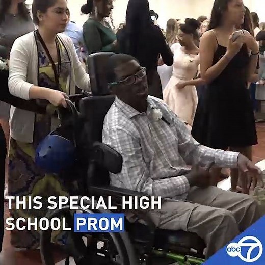 AMAZING: 180 special needs students danced the day away at their high school prom! They were treated to a special day to dance and meet new friends | 7News DC