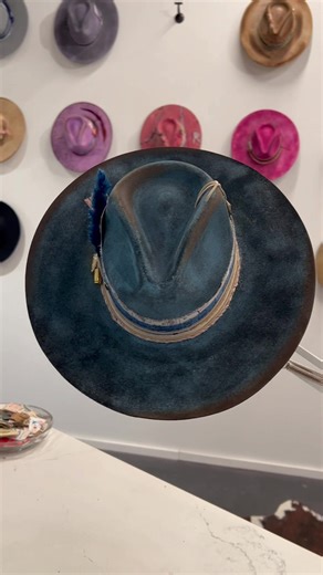 Creative Process: Stenciling Onto Felt Hats