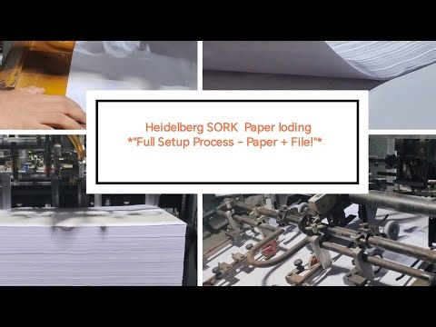 *"Perfect Paper Loading & File Alignment – Full Process Explained!"*