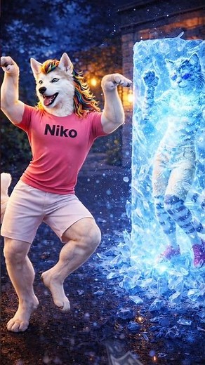 “Wait for the ICE SHOT ❄️😱”#aianimation#8k#scifi