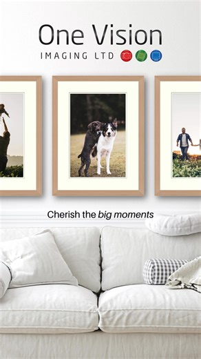 Every moment you cherish deserves to be remembered. Let us help you create beautiful, custom displays that showcase your most treasured memories. With our premium-quality prints and custom frames, you’ll be able to relive those special moments every day | One Vision Imaging