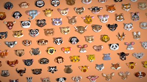 95 Animal Mask Mega Pack - Kids Masks Low Poly - Buy Royalty Free 3D model by Laxminarayan Artistry (@LaxminarayanArtistry)