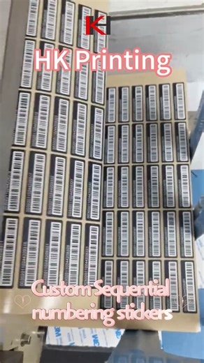Sequential Barcode Labels Factory Tour Precision Label Printing Process #factory #custom #printing