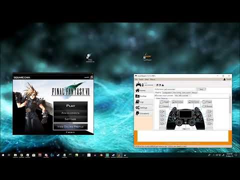 Steam FF7 - How to use a ps4 controller, with D-pad?