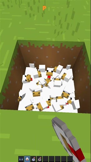 Chicken Launcher! #minecraft #gaming #minecraftbuilding #minecraftsurvivalseriesepisode#minecraftbut