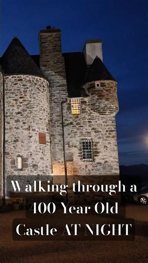 Walking Through a 400-Year-Old Castle… At Night 🕯️