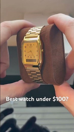 Is the Casio AQ-230GA-9D the best watch under $100? #casio #casiovintage #watch #watches #reels