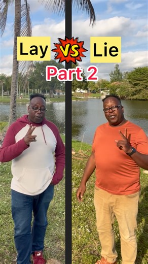 Woody English | Lay versus lie (part two) the past form of lay is laid. The past form of lie is lay. #woodygermeil #esl #learn #speak #teachers #english... | Instagram