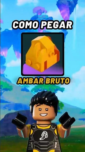 How to get RAW AMBER in LEGO FORTNITE 🟡 (Quick Guide!) #shorts #legofortniteodyssey