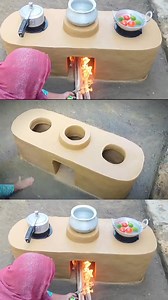 #Using Clay To Mould Stove#Creativity#Idea#Nice#Copy. | Angela James Amakaeze