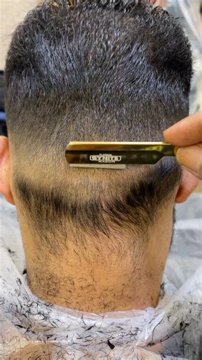 ASMR Relaxing Straight Razor Neck Shave | 4K No Talking Barber