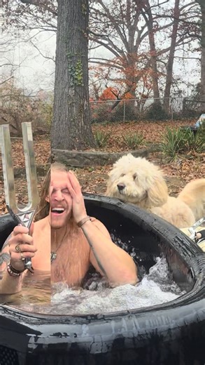 ⛰️Chattanooga’s Premier Sound Bath Experience on Instagram: "Fun vibes Friday with a sound healing ice bath using giant tuning forks 🩵 Shoutout to Daisy the lifeguard doodle for always having my back 😂 p.s. hit us up if you want to take a sound healing ice bath! #soundbath #icebath #goldendoodlemoments #vibration #accountability #soundhealing #tuningforks #rootchakra #throatchakra #vibration #soundbathhealing #icebaths #fridayfun"