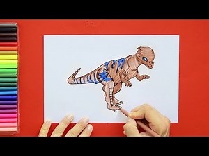 How to draw Pachycephalosaurus - Jurassic World