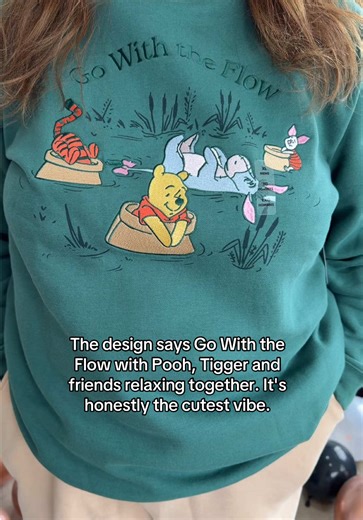 Disney lovers will appreciate this cozy Winnie the Pooh sweatshirt. Such a cute nostalgic piece and perfect for everyday comfort. The Disney Store is now on TikTok Shop and this design is honestly adorable@Disney Store #tiktokshopcreatorpicks #tiktokshopsparkcreator #TikTokShopFinds #disneystore #mia_manhattan_ny