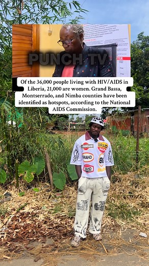 6.9K views · 111 reactions | Of the 36,000 people living with HIV/AIDS in Liberia, 21,000 are women. Grand Bassa, Montserrado, and Nimba counties have been identified as hotspots, according to the National AIDS Commission. #BreakingNews #news #Liberia #development | Darius | Facebook