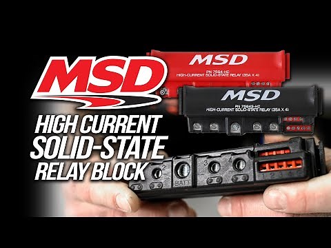 Lose the Fuses and Simplify Your Car’s Wiring with MSD’s New High Current Solid State Relays
